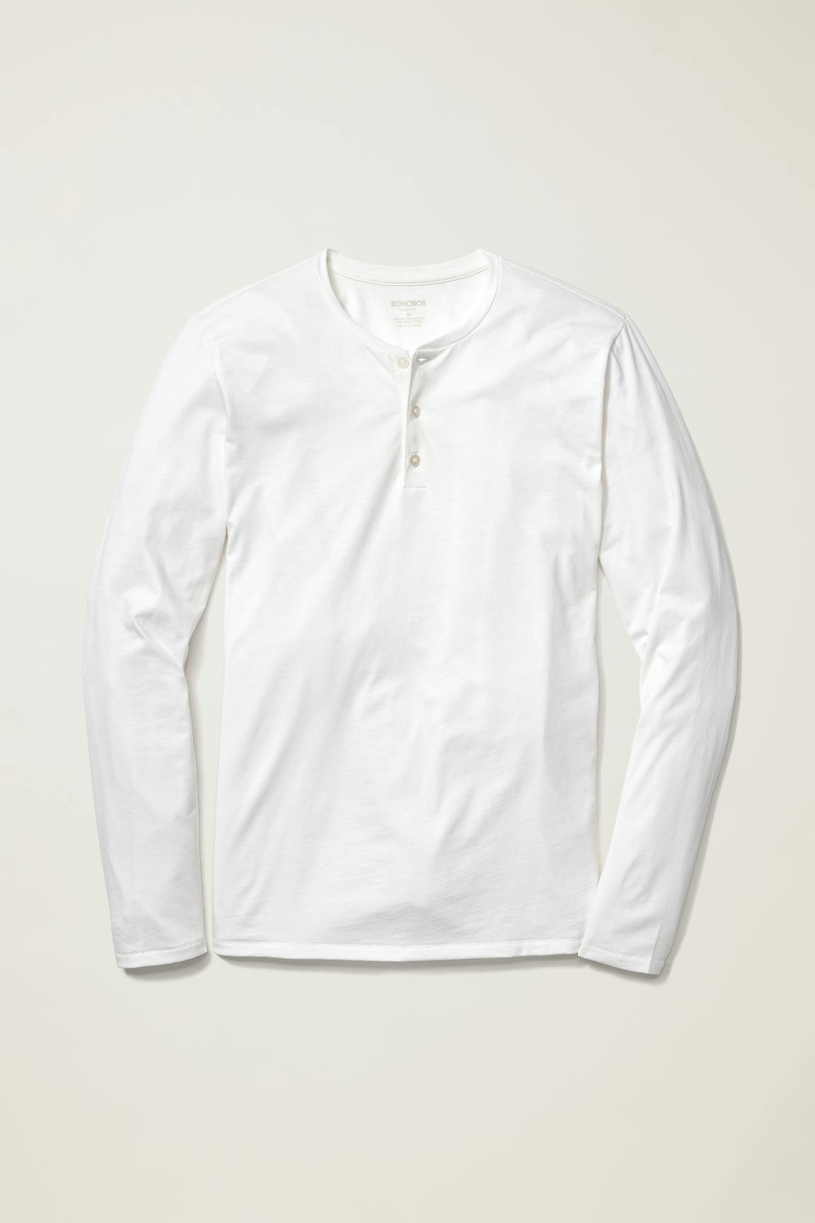 Bonobos Pima Performance Long Sleeve Henley