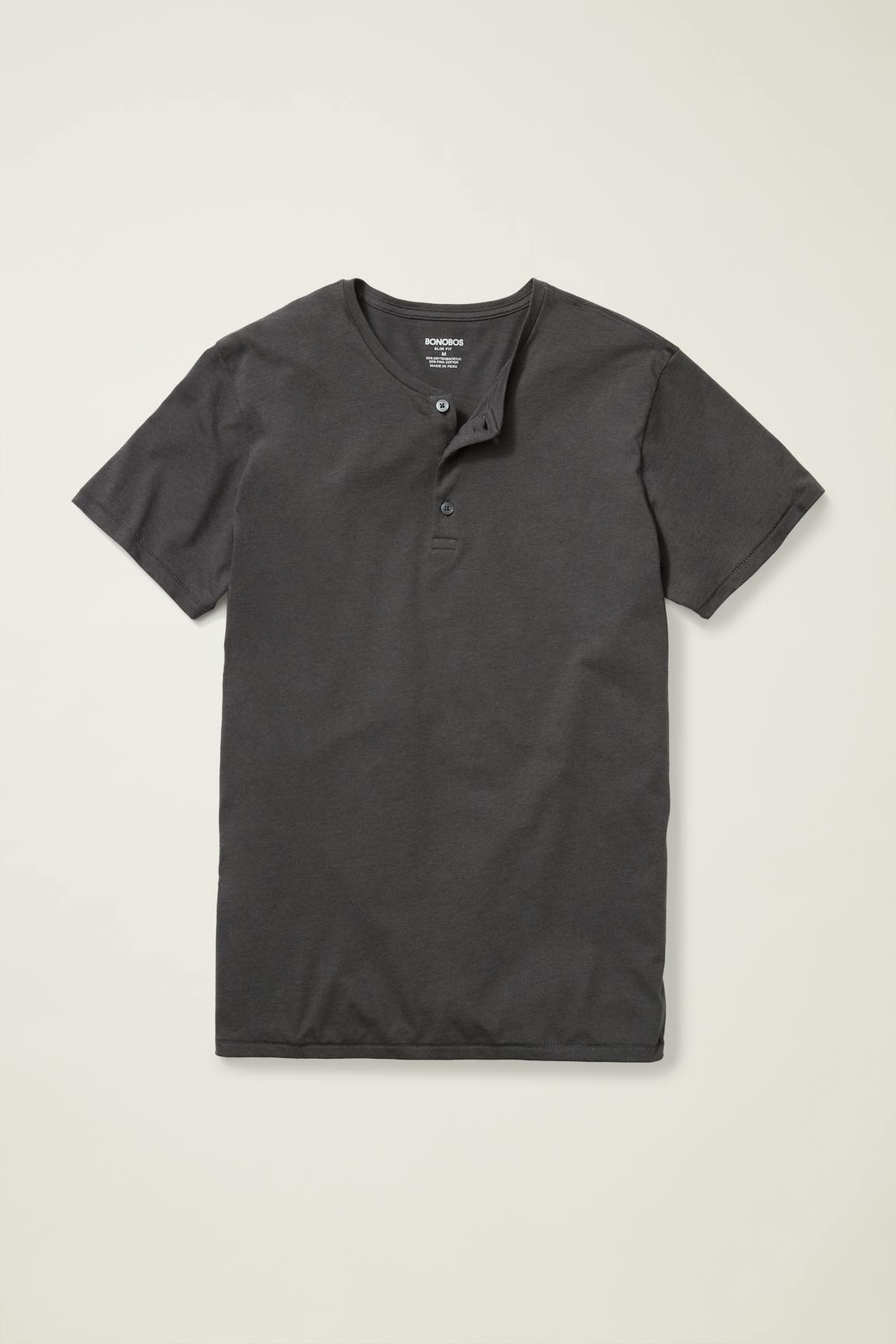 Bonobos Pima Performance Short Sleeve Henley