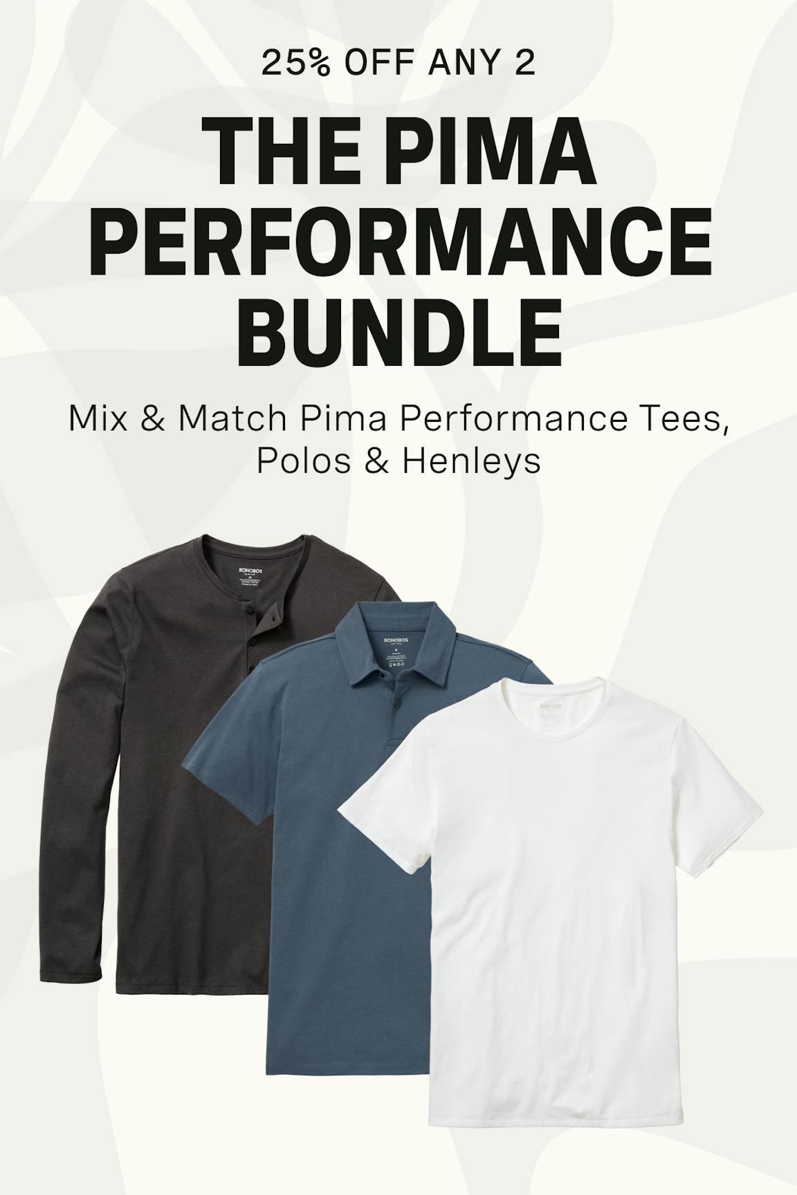 Bonobos Pima Performance Short Sleeve Henley