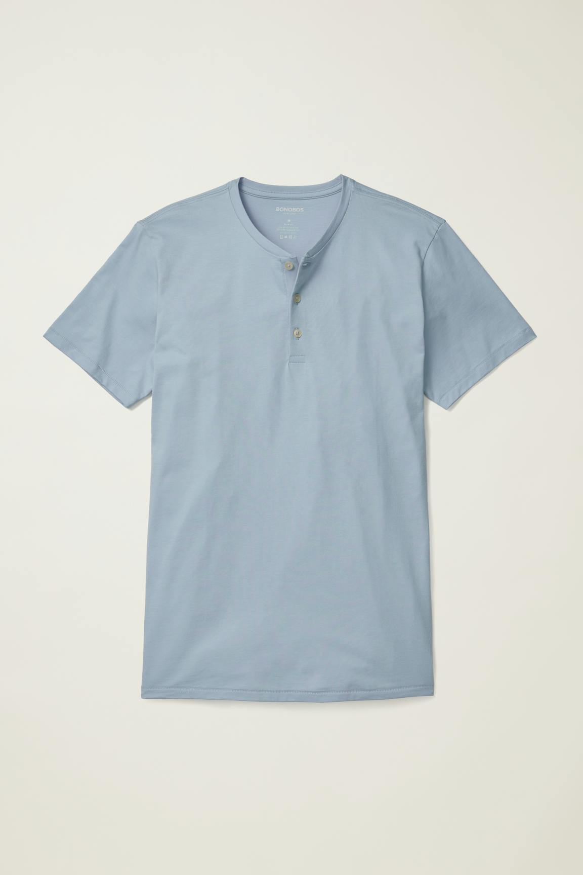 Bonobos Pima Performance Short Sleeve Henley