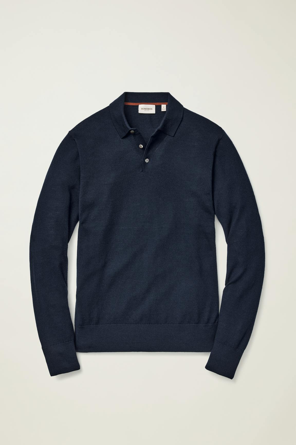 Bonobos Merino Long Sleeve Sweater Polo
