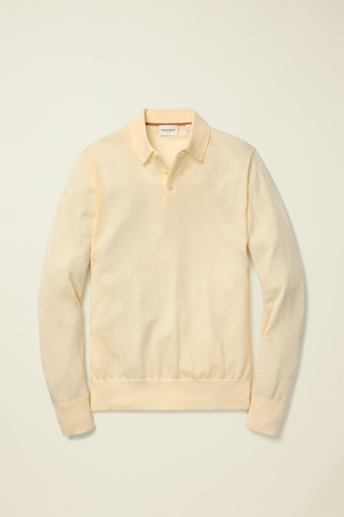 Bonobos Merino Long Sleeve Sweater Polo