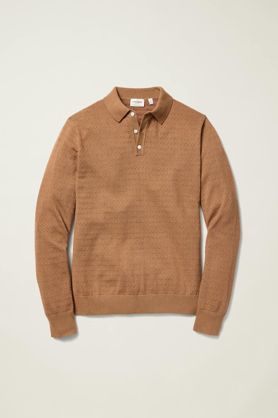 Bonobos Hudson Long Sleeve Sweater Polo