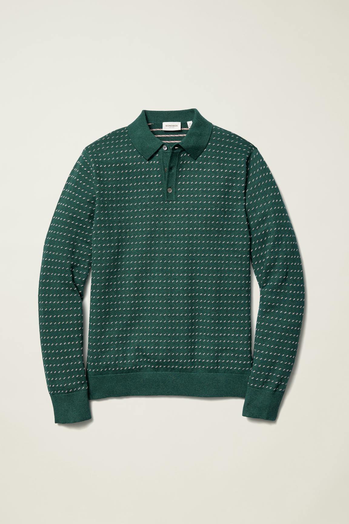 Bonobos Hudson Long Sleeve Sweater Polo