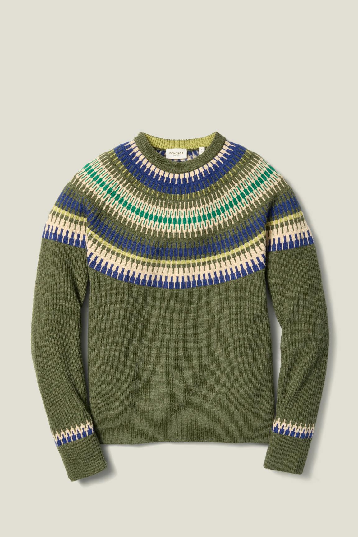 Bonobos Jazzy Fair Isle Sweater