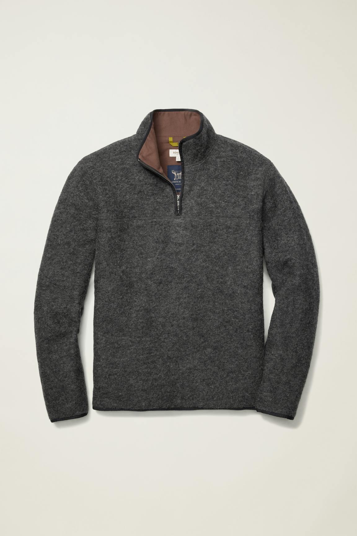 Bonobos Italian Wool Fleece Quarter Zip