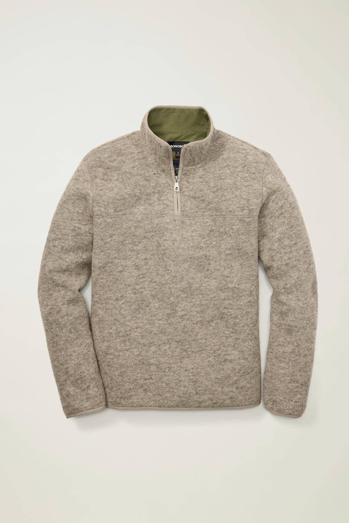 Bonobos Italian Wool Fleece Quarter Zip