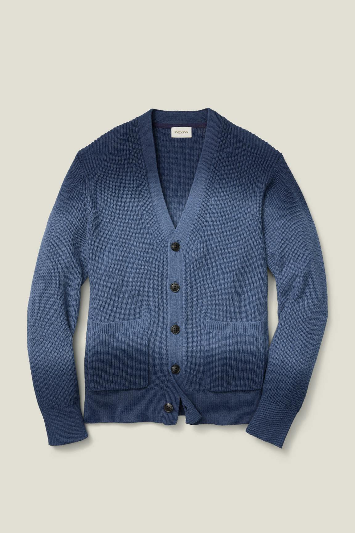 Bonobos Cotton Cashmere Dip Dye Cardigan