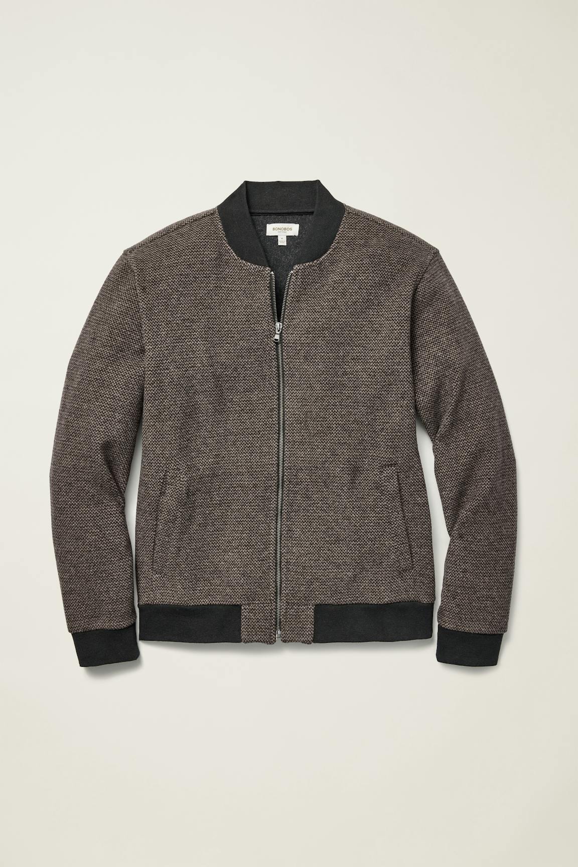 Bonobos Wool Blend Sweater Bomber