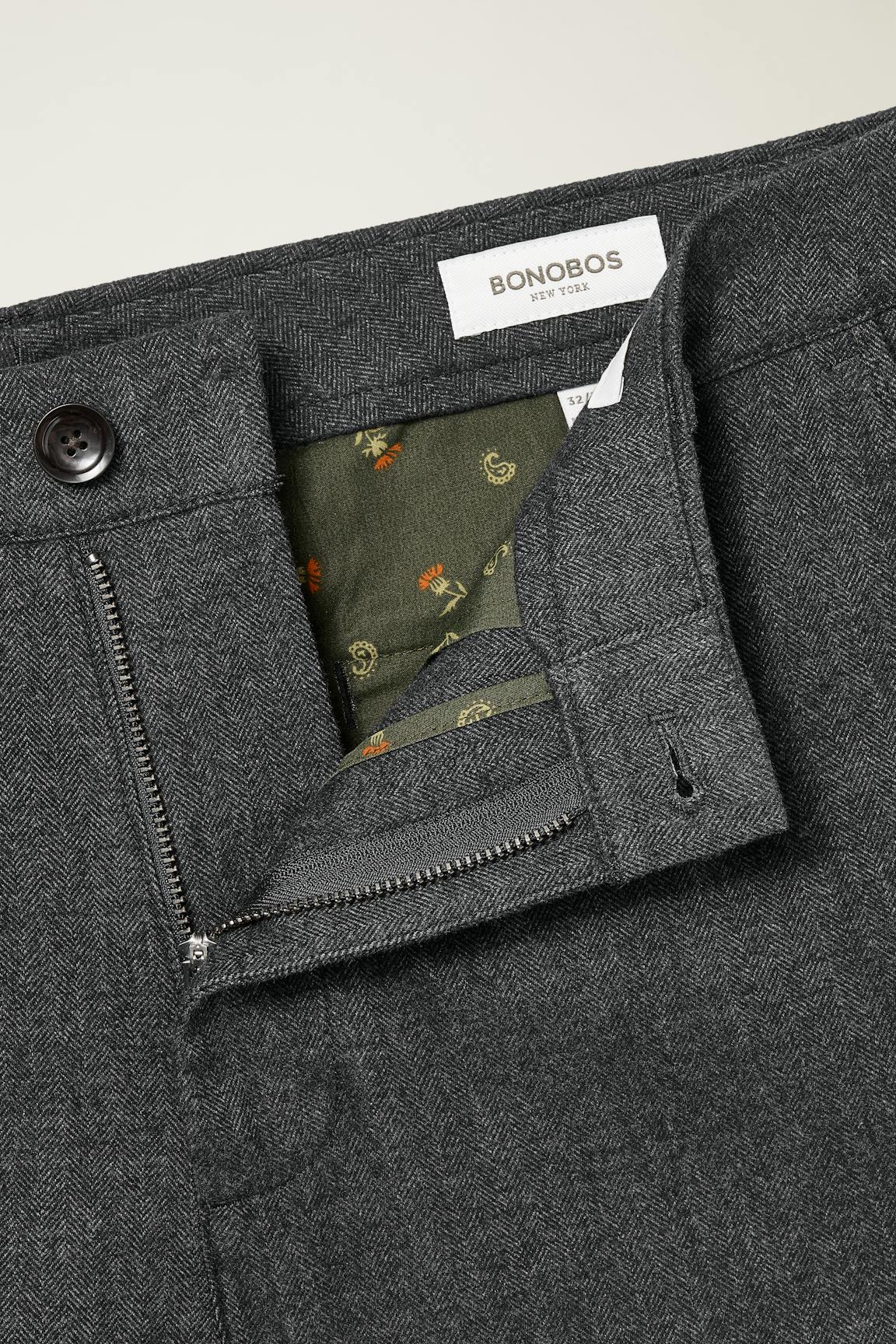 Bonobos Brushed Herringbone Chino