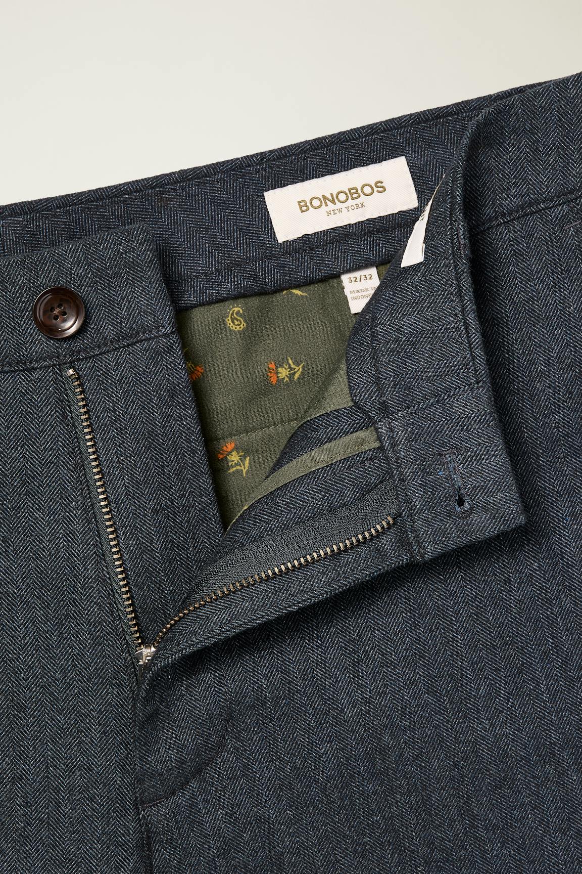 Bonobos Brushed Herringbone Chino