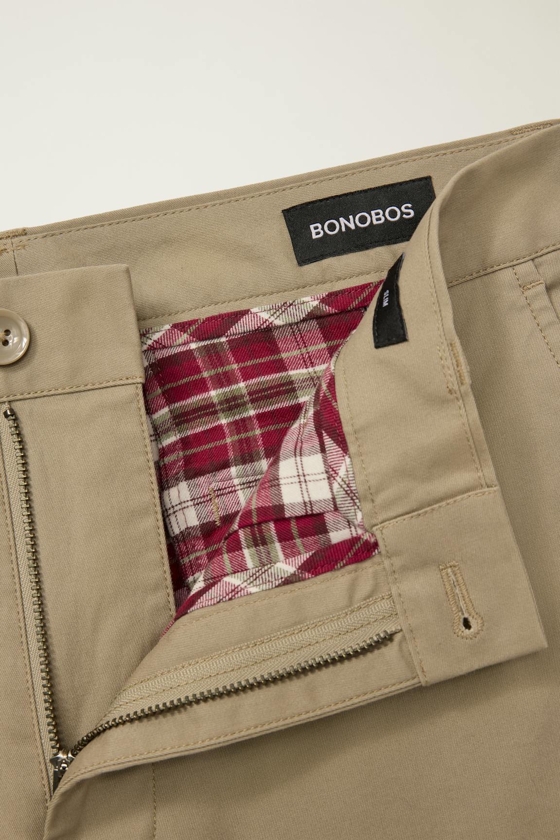 Bonobos Fireside Flannel Lined Chinos