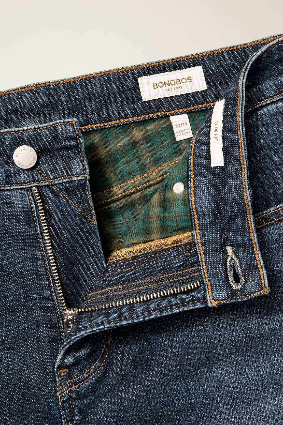 Bonobos Fireside Flannel Lined Jean