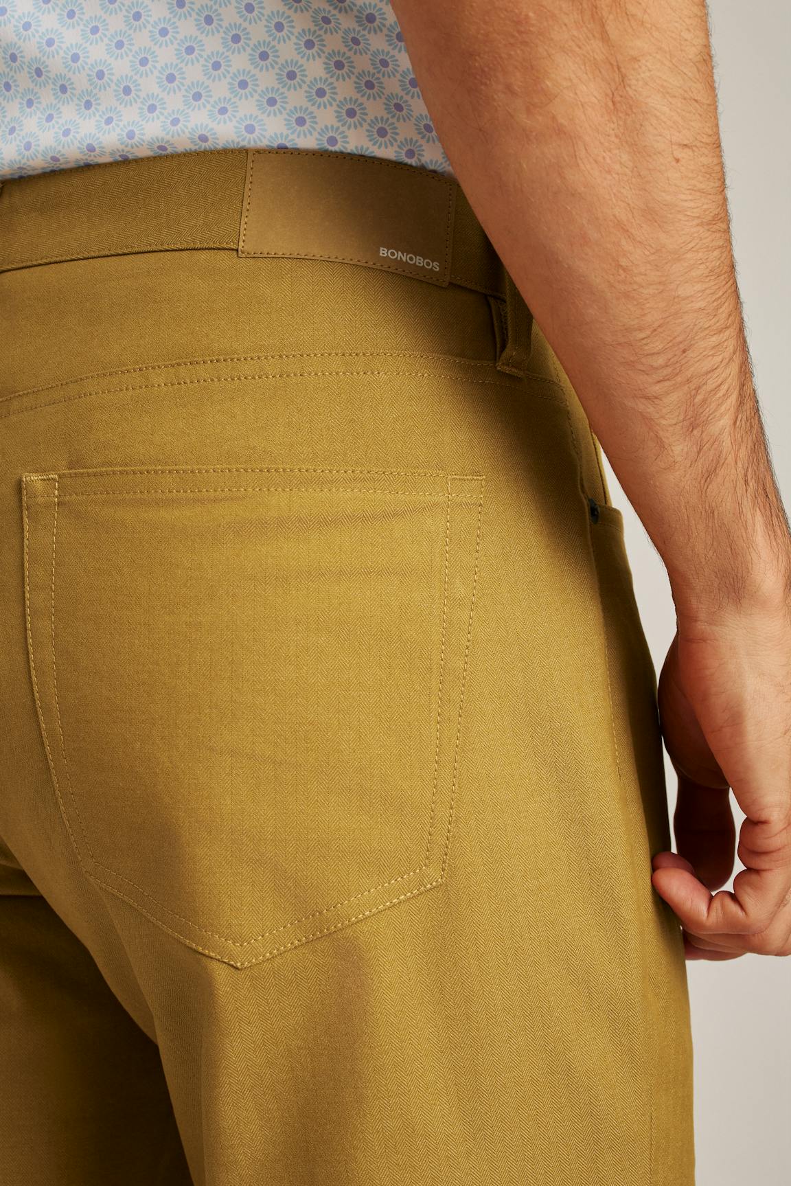 Bonobos Herringbone 5-Pocket Pants
