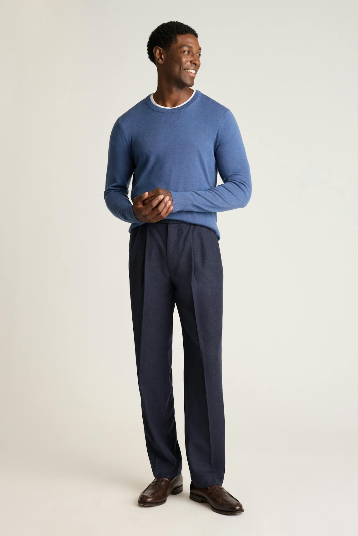 Bonobos Italian Pleated Wool Trouser