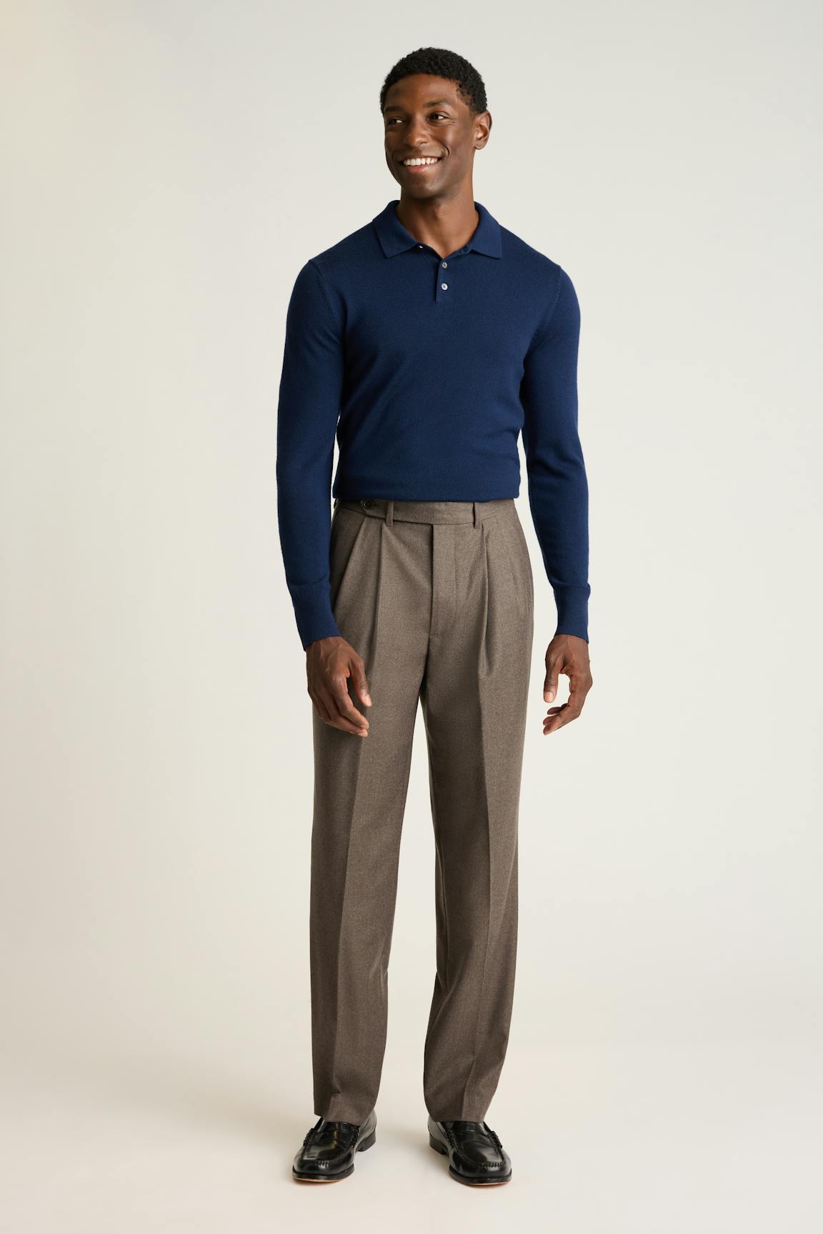 Bonobos Italian Pleated Wool Trouser