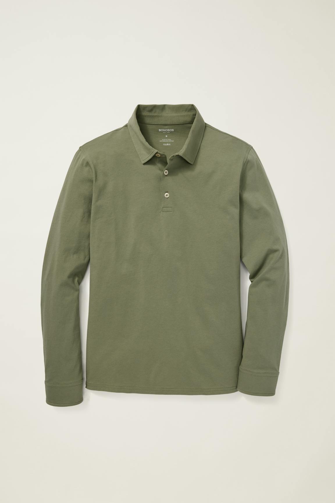 Bonobos Organic Cotton Long Sleeve Polo