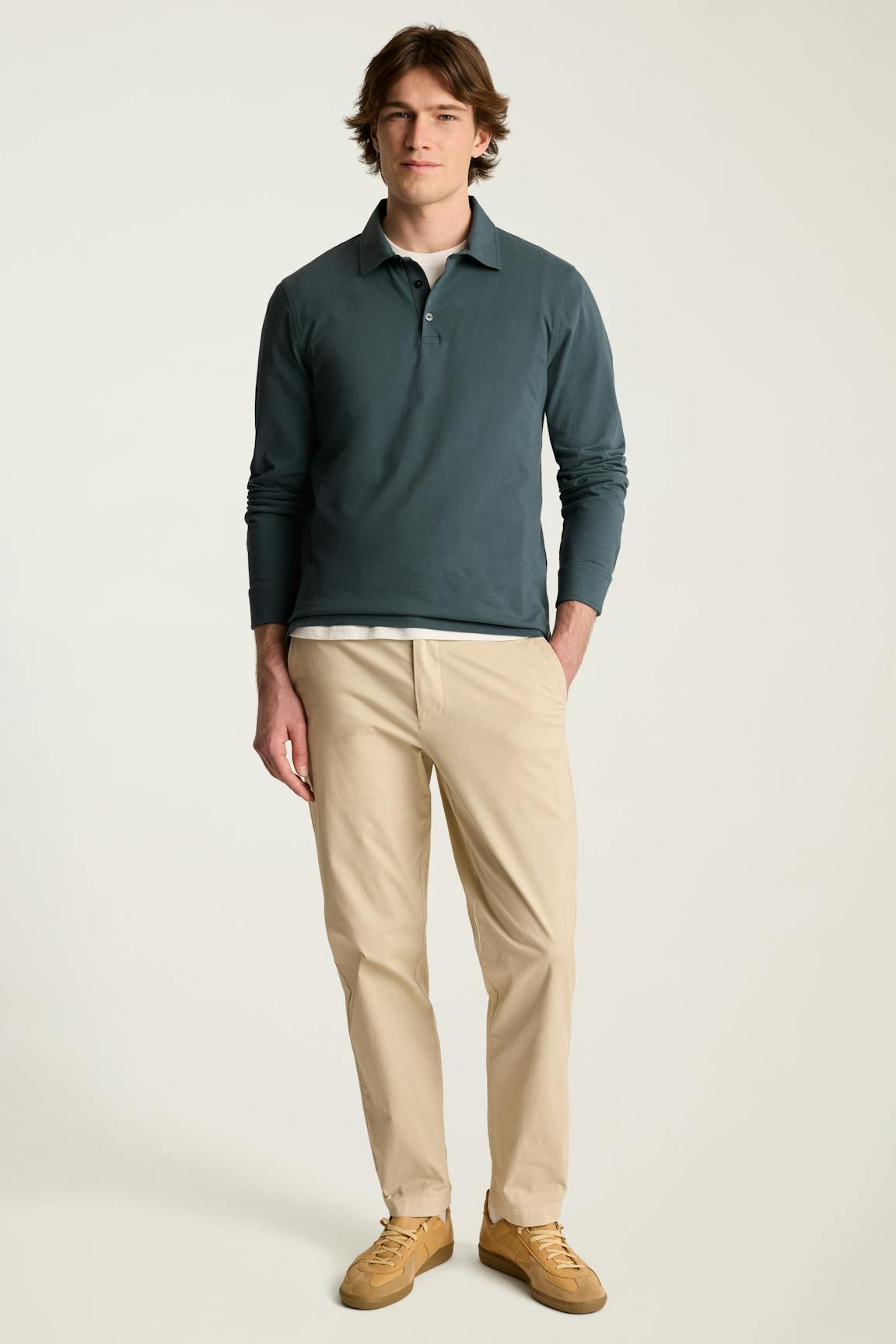 Bonobos Organic Cotton Long Sleeve Polo