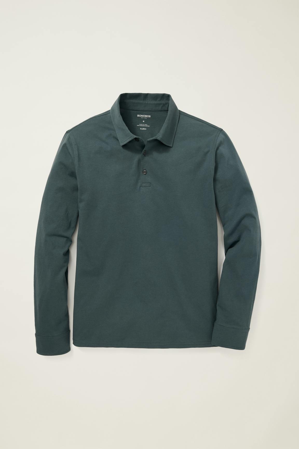 Bonobos Organic Cotton Long Sleeve Polo