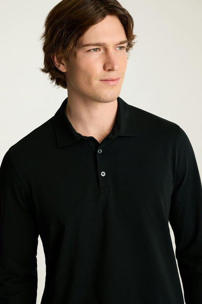 Bonobos Organic Cotton Long Sleeve Polo