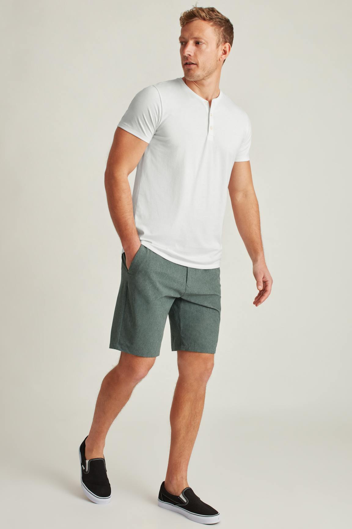 Bonobos Pima Performance Short Sleeve Henley