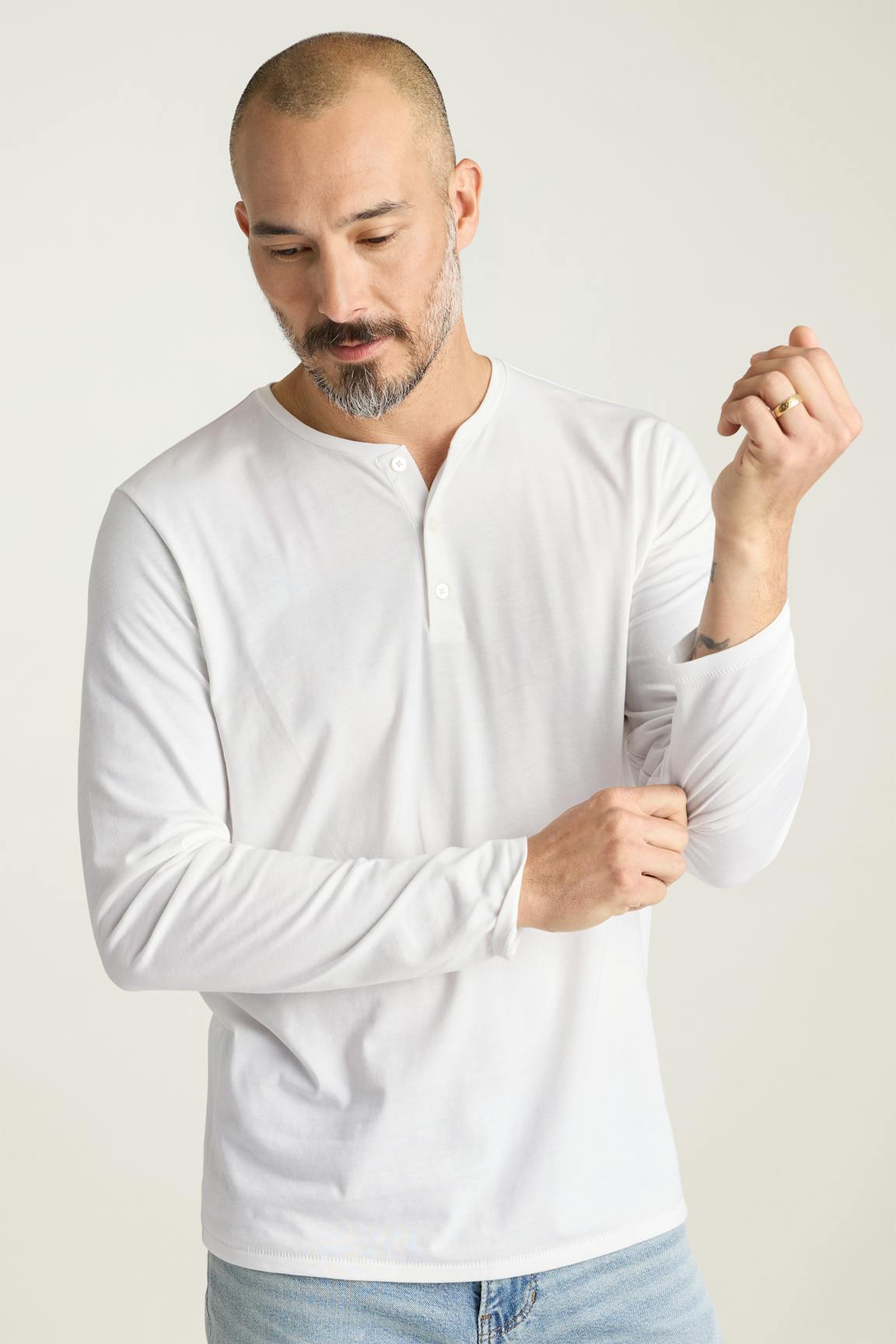 Bonobos Pima Performance Long Sleeve Henley