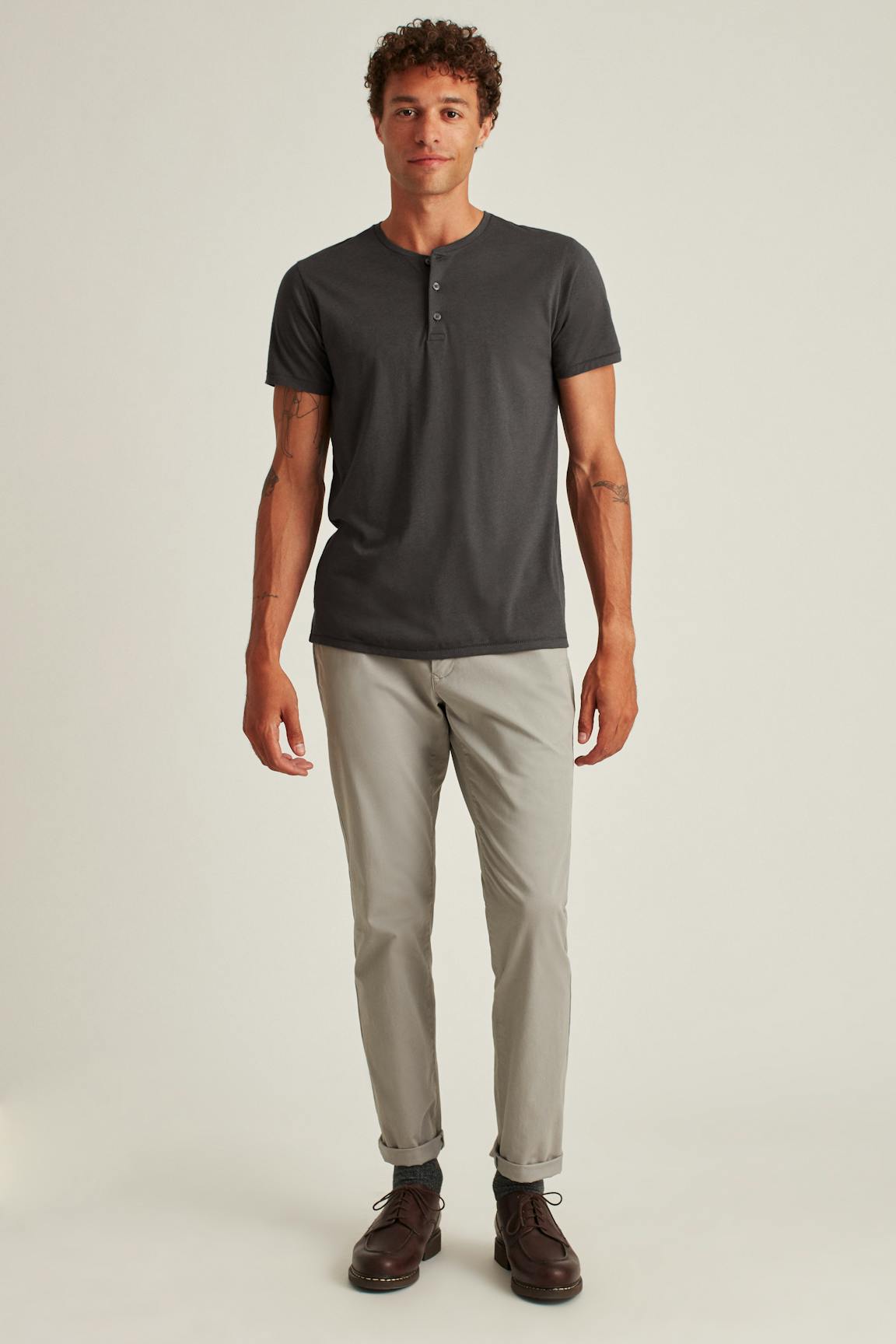 Bonobos Pima Performance Short Sleeve Henley