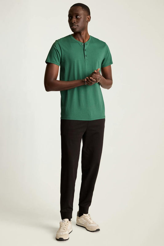 Bonobos Pima Performance Short Sleeve Henley