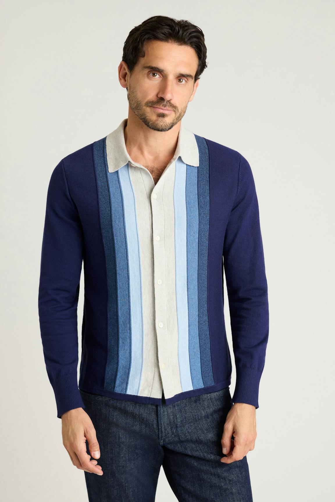 Bonobos Hudson Long Sleeve Sweater Polo