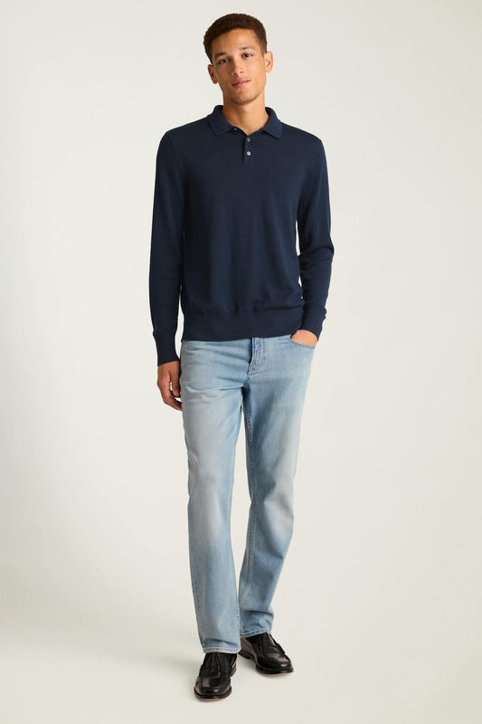 Bonobos Merino Long Sleeve Sweater Polo