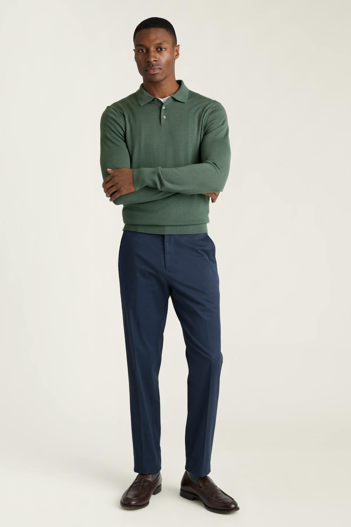 Bonobos Merino Long Sleeve Sweater Polo