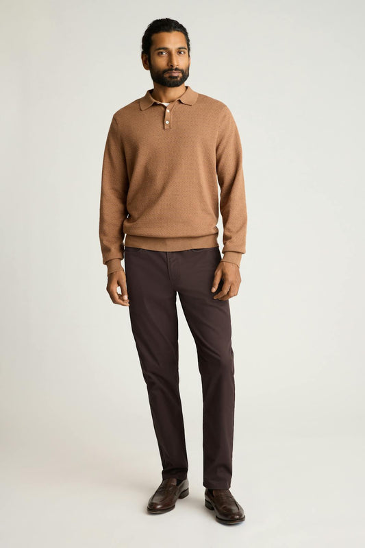 Bonobos Hudson Long Sleeve Sweater Polo