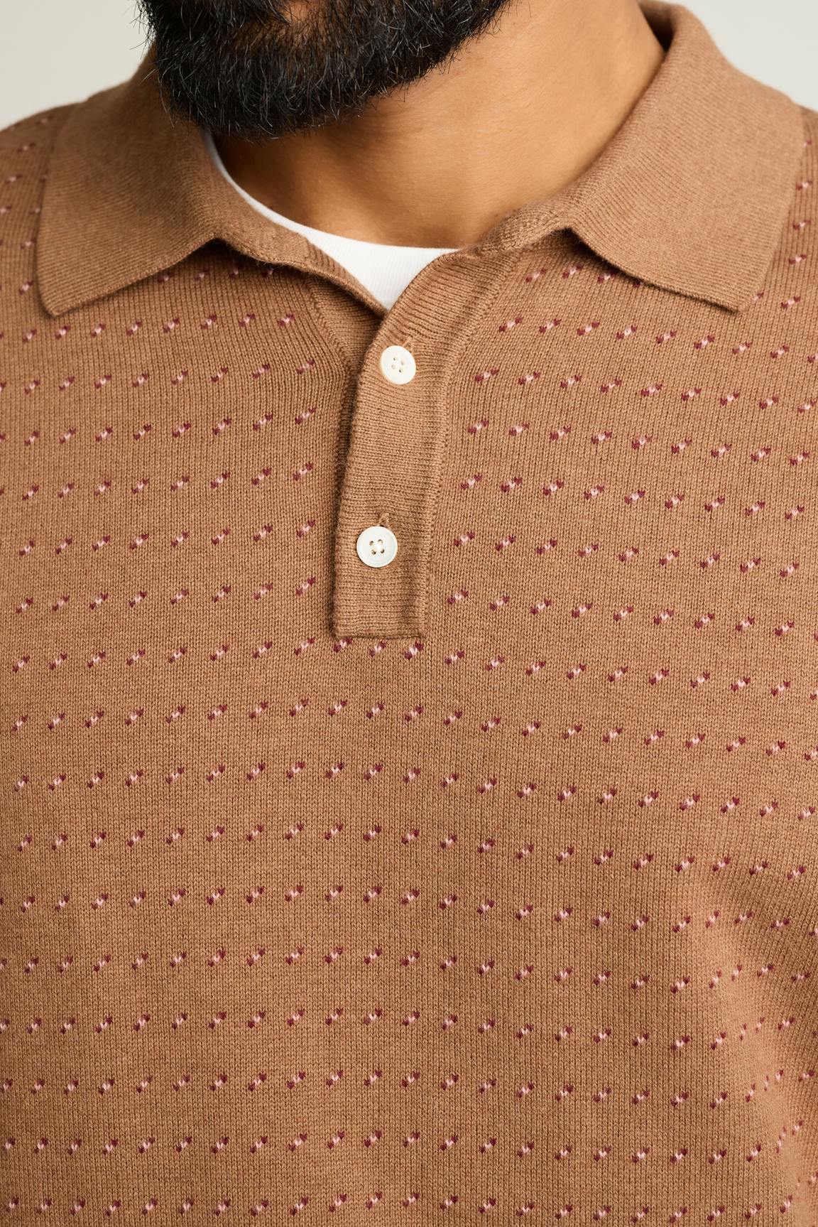 Bonobos Hudson Long Sleeve Sweater Polo