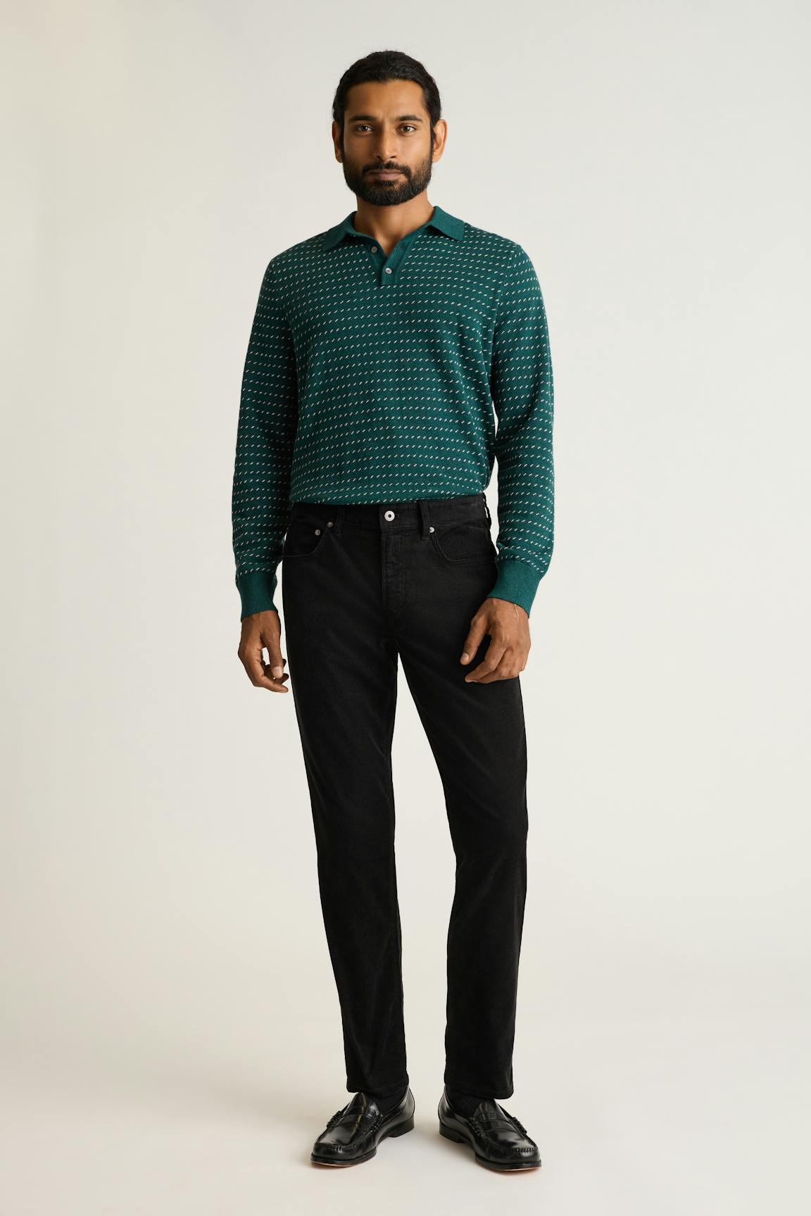 Bonobos Hudson Long Sleeve Sweater Polo