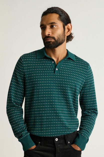 Bonobos Hudson Long Sleeve Sweater Polo