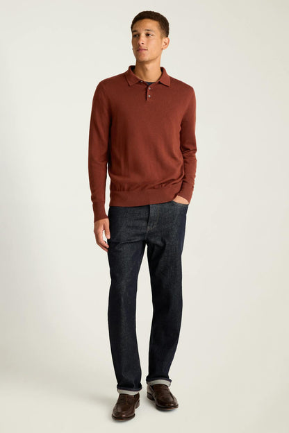 Bonobos Merino Long Sleeve Sweater Polo