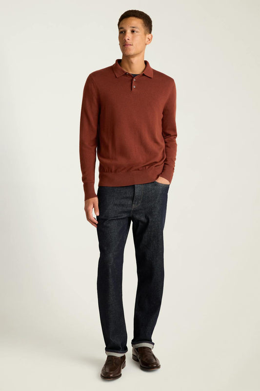 Bonobos Merino Long Sleeve Sweater Polo