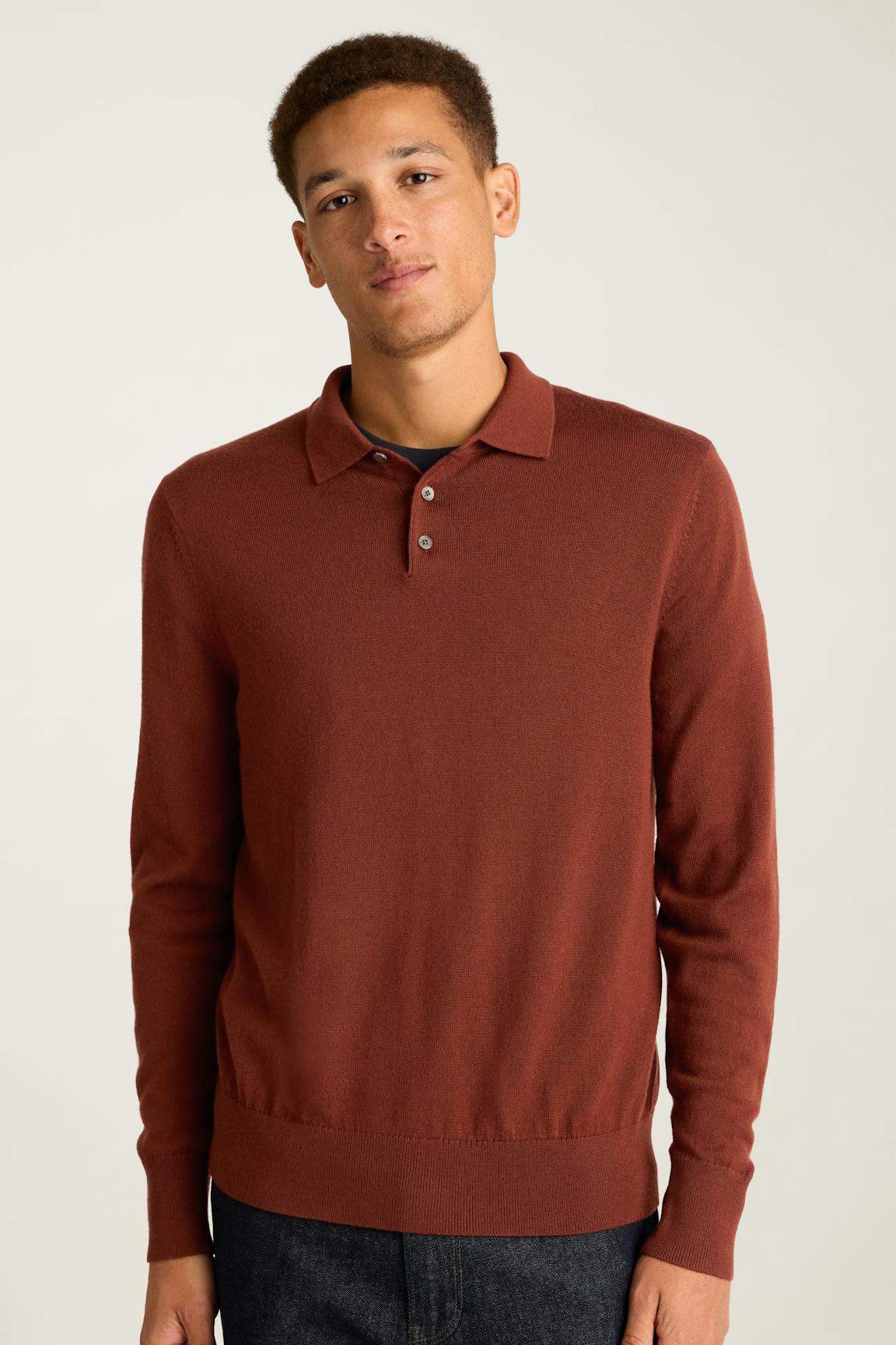 Bonobos Merino Long Sleeve Sweater Polo