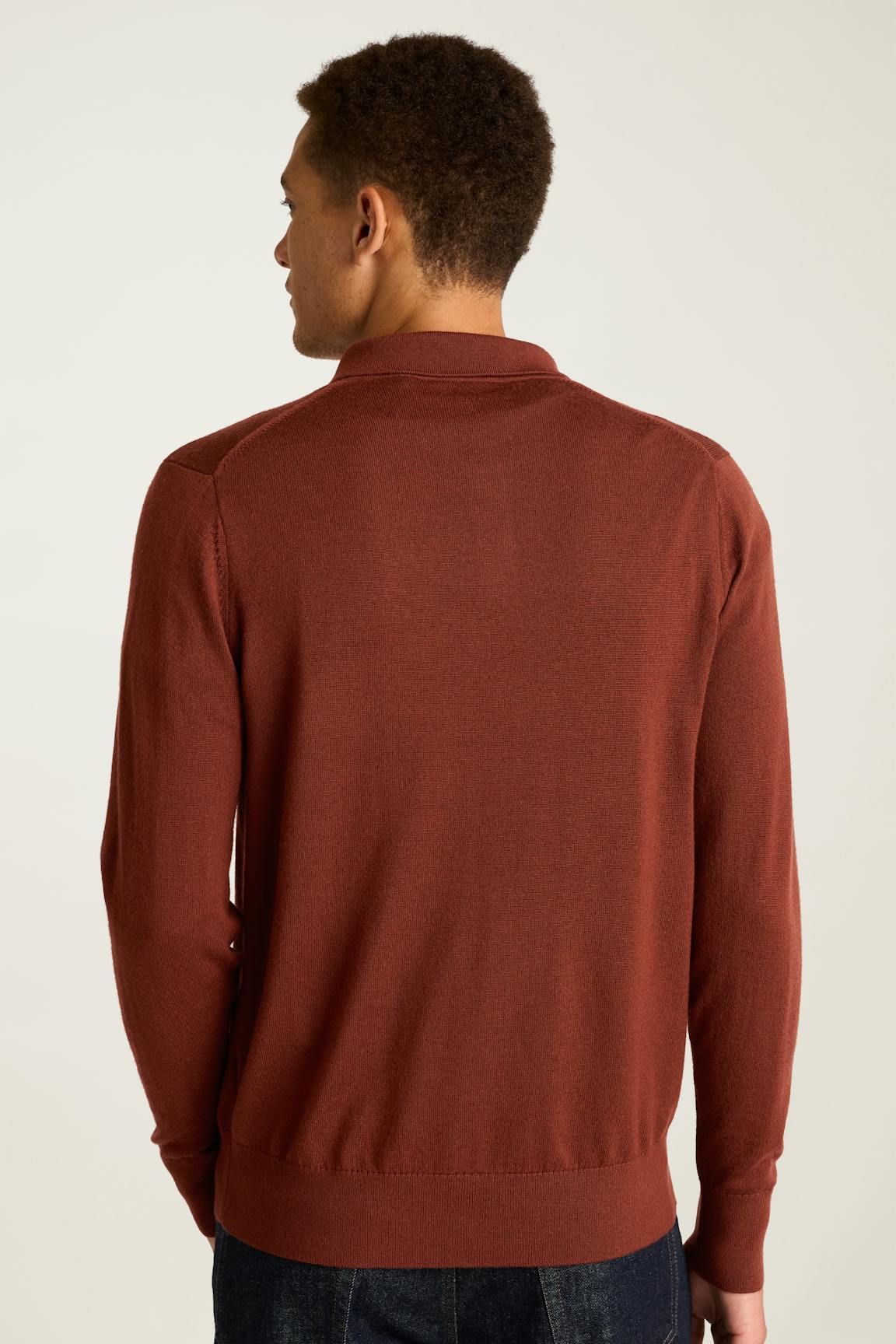Bonobos Merino Long Sleeve Sweater Polo
