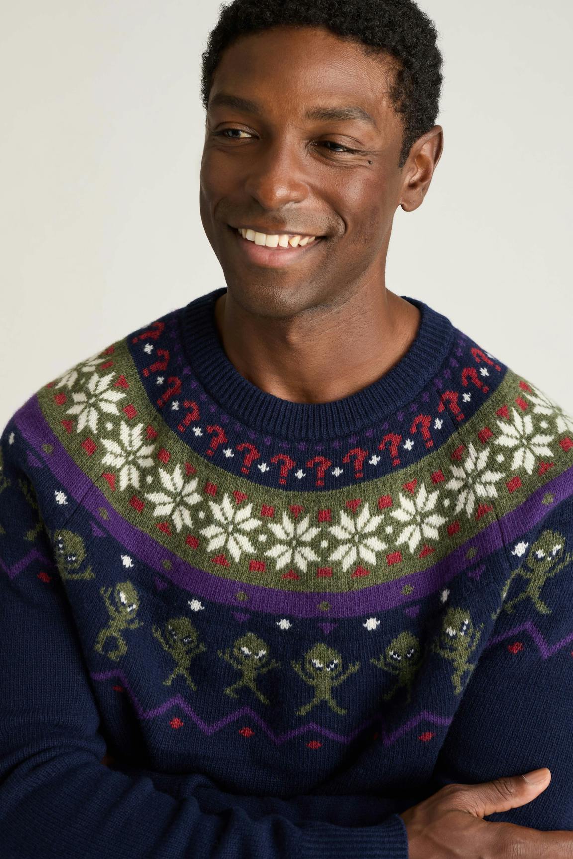 Bonobos Phone Home Fair Isle Sweater