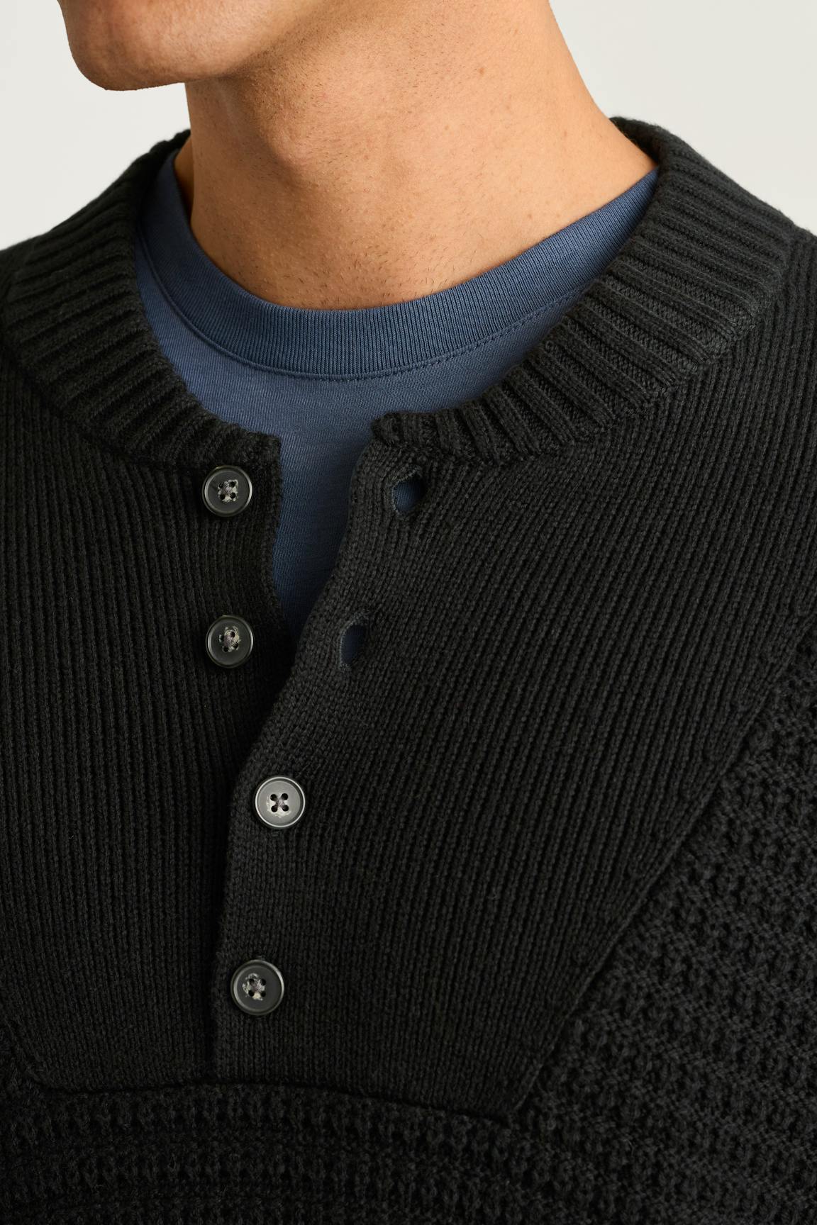 Bonobos Cotton Cashmere Henley Sweater