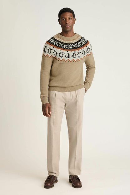 Bonobos Disco Penguin Fair Isle Sweater