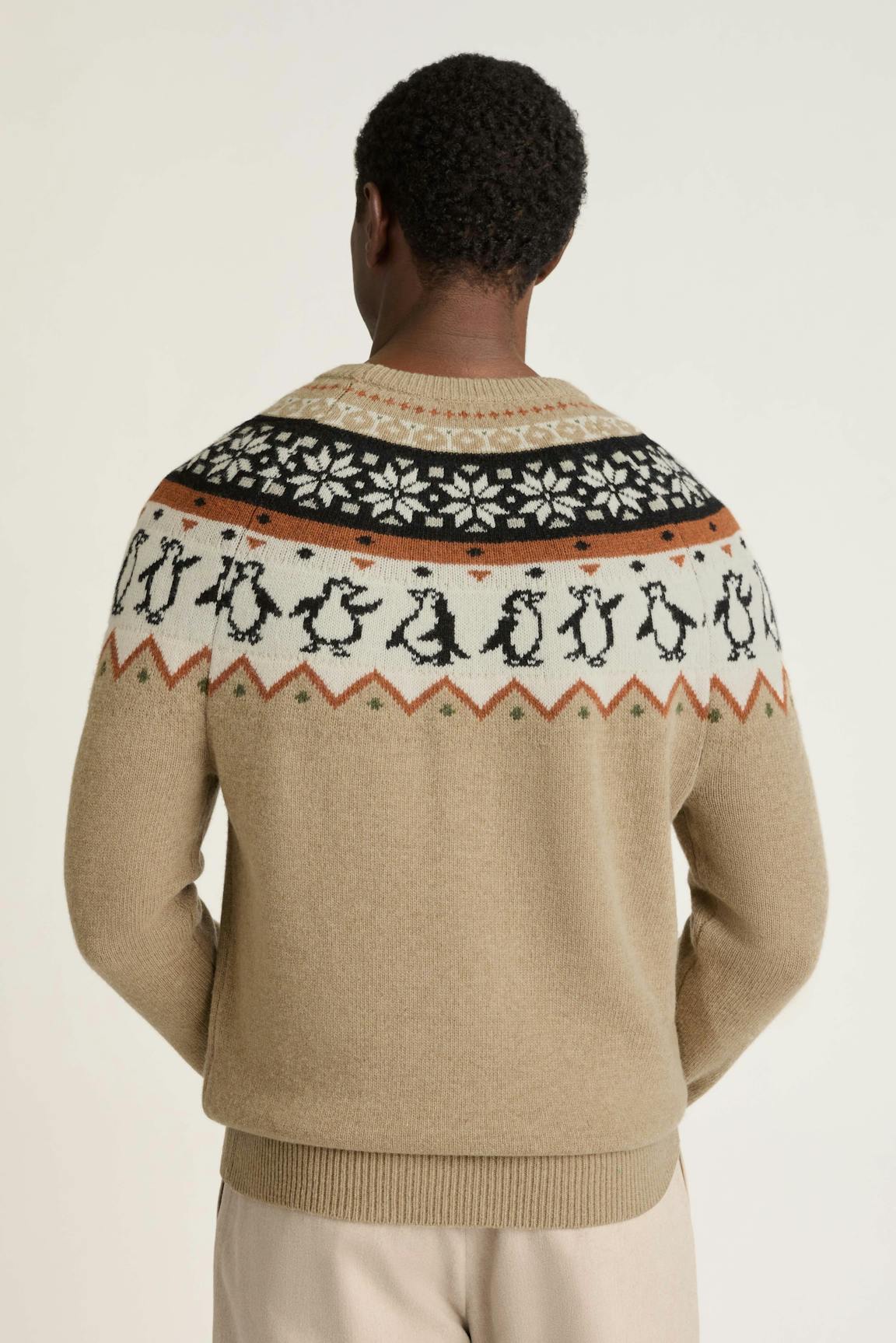 Bonobos Disco Penguin Fair Isle Sweater
