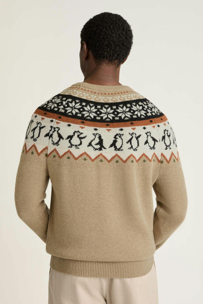 Bonobos Disco Penguin Fair Isle Sweater