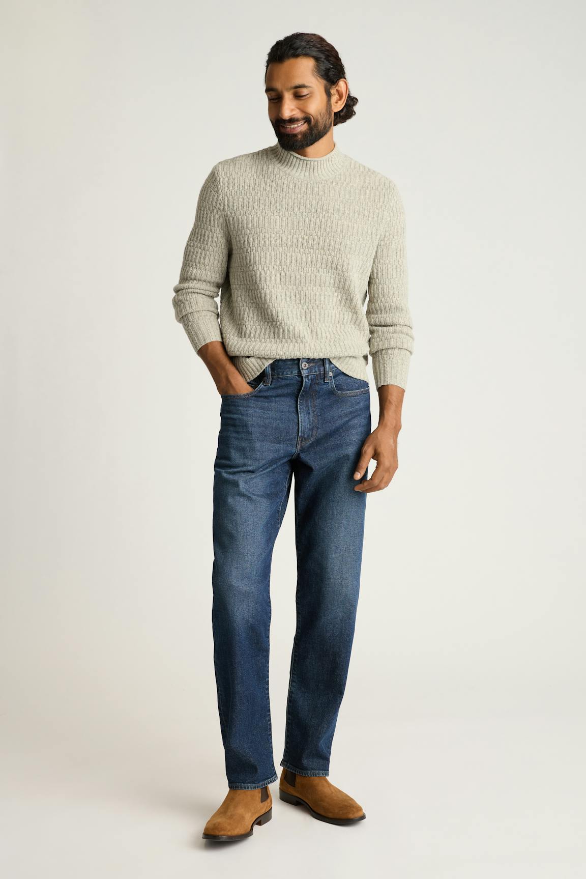 Bonobos Merino Blend Mock Neck Sweater