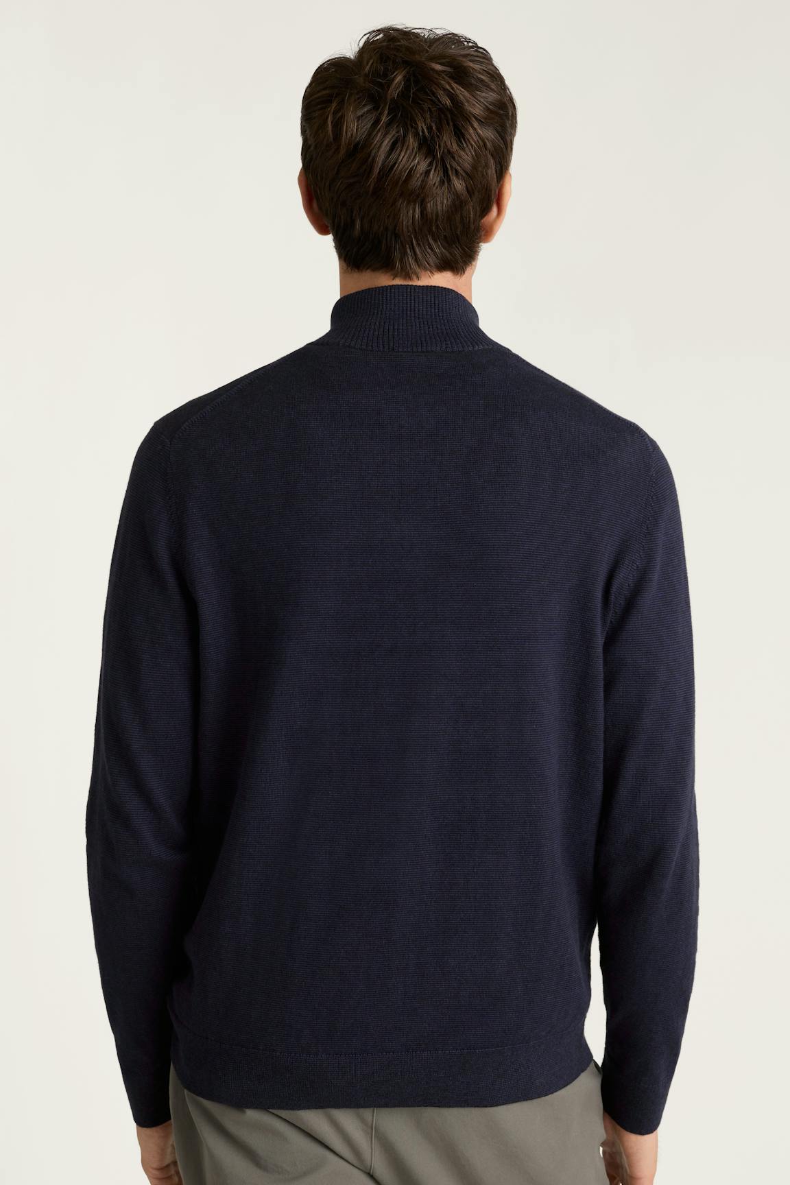 Bonobos Washable Cotton Cashmere Quarter Zip