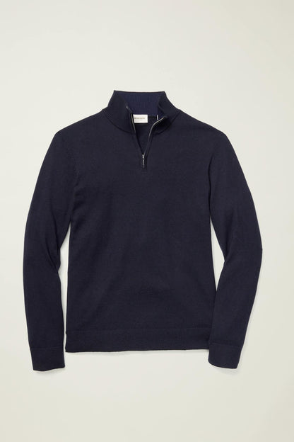 Bonobos Washable Cotton Cashmere Quarter Zip