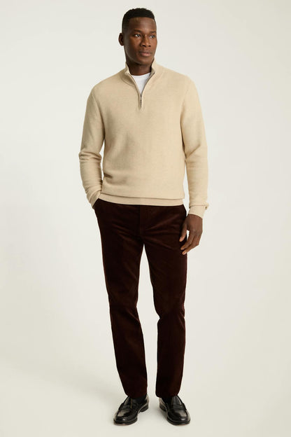 Bonobos Washable Cotton Cashmere Quarter Zip