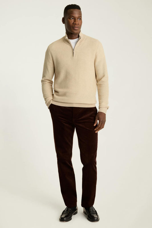 Bonobos Washable Cotton Cashmere Quarter Zip