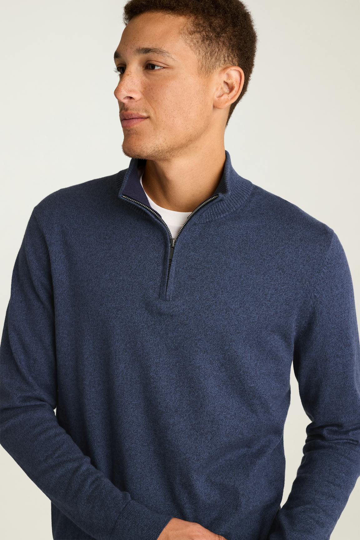 Bonobos Washable Cotton Cashmere Quarter Zip